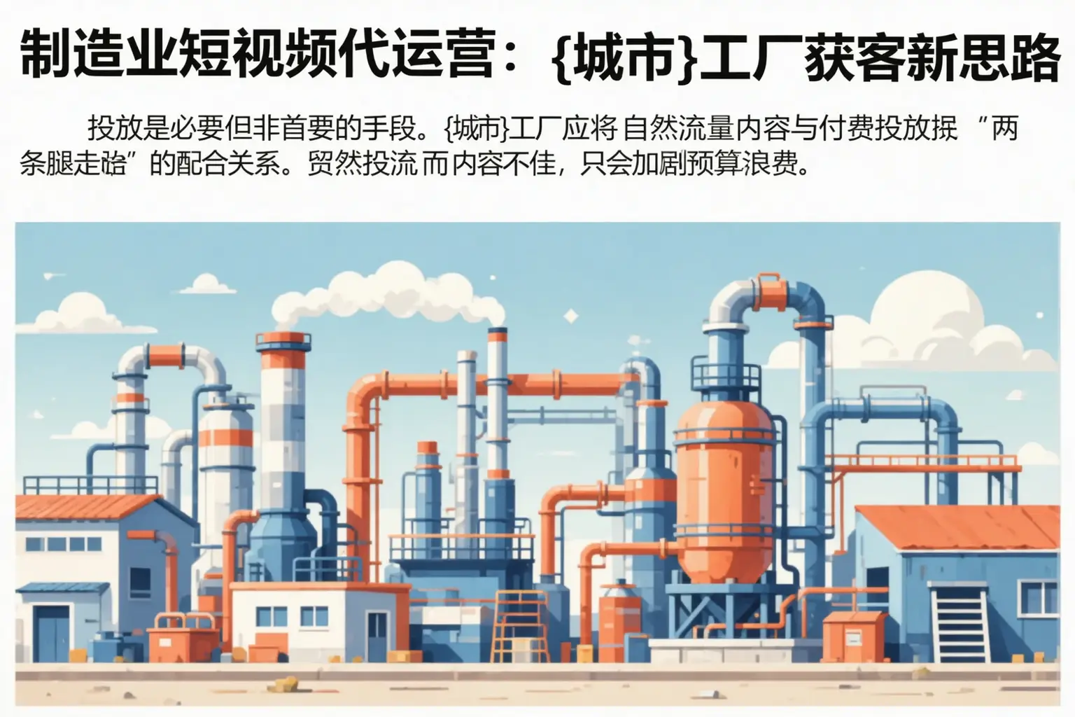 制造业短视频代运营:爱民工厂获客新思路